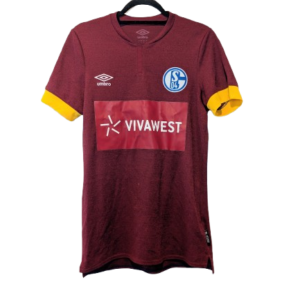 Authentic 2021 FC Schalke 04 third shirt Umbro dark mint black size Small 2. Bundesliga champions