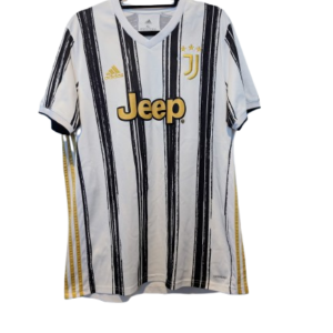 Authentic 2020 Juventus home shirt Adidas EI9894 black white brushstroke gold size XL Jeep