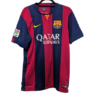 Authentic 2014 FC Barcelona home shirt Nike 610594-422 blue red stripes size Medium Qatar Airways sponsor